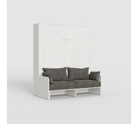 ProduceShop - Cama matrimonial abatible con sofá Sofà Kentaro Ash