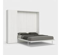 ProduceShop - Cama matrimonial abatible vertical 160x190 cm Kentaro Ash