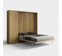 ProduceShop - Cama matrimonial abatible vertical 160x190 cm Kentaro Natural