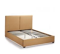 ProduceShop - Cama Twin francesa una plaza y media de tela con Red 120x190 Montreux Beige