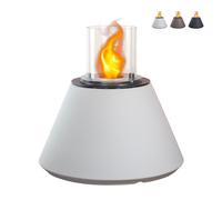 ProduceShop - Chimenea de bioetanol brasero de jardín Ø 60 x h 56 cm Stromboli White