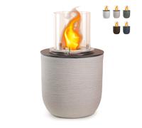 ProduceShop - Chimenea de bioetanol de jardín diseño de suelo Ø 35 x h 55 cm Raffaello Beige