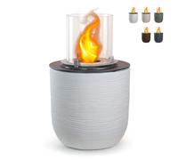 ProduceShop - Chimenea de bioetanol de jardín diseño de suelo Ø 35 x h 55 cm Raffaello White