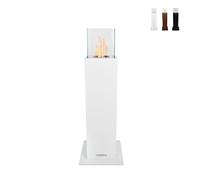 Chimenea de Bioetanol para Jardín biochimenea de exterior Capri 70 Blanco