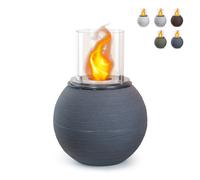 ProduceShop - Chimenea de bioetanol de suelo para exterior interior Ø 40 x h 54 cm Botticelli Gray