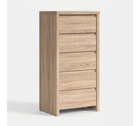 ProduceShop - Cómoda compacta de 5 cajones Kaspian