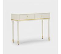 ProduceShop - Consola con 2 cajones de madera y metal Camille White