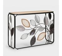 ProduceShop - Consola de entrada en metal y MDF con decoración Autumn