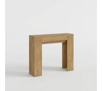 ProduceShop - Consola extensible comedor cocina 8 personas 90×25-181 Slick Natural