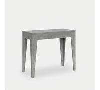 ProduceShop - Consola extensible diseño minimalista para 10 personas 90x42-198 Isotta Small Gray