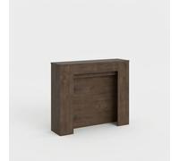 ProduceShop - Consola extensible para entrada o comedor, capacidad para 10 personas, 90×25-211 Kiba Walnut brown