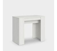 ProduceShop - Consola mesa comedor extensible 90 x 48 - 204 cm madera blanca Basic Small