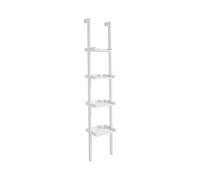 ProduceShop - Estantería de pared blanca escalonada 4 estantes moderna h180cm Little Peoria White