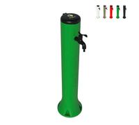 ProduceShop - Fuente de jardín moderna con grifo para manguera de agua Tritone Dark green