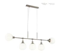 ProduceShop - La lámpara de techo moderna enciende bolas de cristal blancas Erich Maytoni Silver