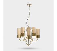 ProduceShop - Lámpara colgante de 5 luces en hierro y vidrio Versailles