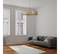 ProduceShop - Lámpara de techo candelabro dorada suspensión salón 8 luces Bowi Maytoni