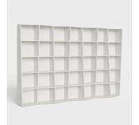 ProduceShop - Librería moderna de pared diseño blanco salón oficina Trek 7