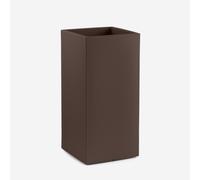 ProduceShop - Macetero cuadrado alto de jardín en polietileno Loto Brown