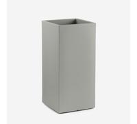 ProduceShop - Macetero cuadrado alto de jardín en polietileno Loto Silver