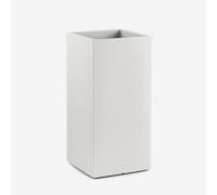 ProduceShop - Macetero cuadrado alto de jardín en polietileno Loto White