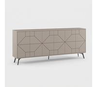 ProduceShop - Madera moderna para salón con puertas push to open Dune 183 Gray