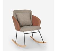 ProduceShop - Mecedora moderna madera sillón salón cojín Supoles