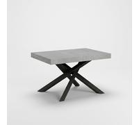 ProduceShop - Mesa de comedor cocina extensible gris 90 x 130 - 234 cm Volantis Concrete