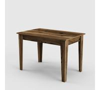 ProduceShop - Mesa de comedor con compartimento de almacenamiento 110x72 cm Kiev Walnut