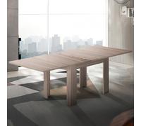 ProduceShop - Mesa de comedor de madera extensible apertura en forma de libro 90-180 x 90 cm Jesi One