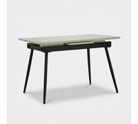 ProduceShop - Mesa de comedor extensible de metal y cerámica Matt
