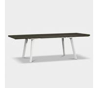 ProduceShop - Mesa de comedor extensible efecto madera 160-240x100 Harmony Dark grey