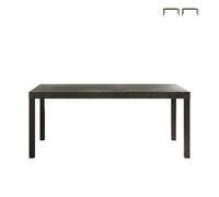ProduceShop - Mesa de comedor moderna 190x90cm madera patas de hierro Monsul Gray