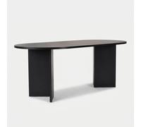 ProduceShop - Mesa de comedor moderna en melamina 200x90 Sabella Black