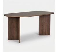 ProduceShop - Mesa de comedor ovalada en melamina 180x90 Sablin Walnut