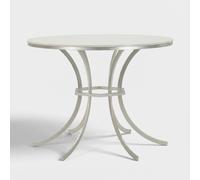 ProduceShop - Mesa de comedor redonda efecto mármol Istanbul