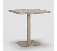 ProduceShop - Mesa de jardín cuadrada de aluminio Kalimera Natural
