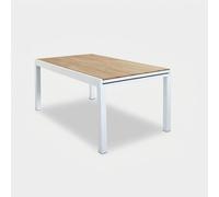 ProduceShop - Mesa de jardín extensible de aluminio Cayman 200/300x95