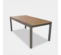 ProduceShop - Mesa de jardín extensible en aluminio y polywood 160/240x95 Cayman Taupe