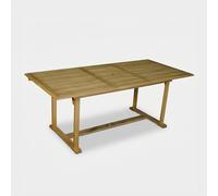 ProduceShop - Mesa de jardín extensible en madera de acacia 150/200x90 cm