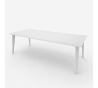 ProduceShop - Mesa de jardín extensible para 8 personas 157-235x98 Lima White