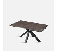 ProduceShop - Mesa extensible de gres porcelánico y metal Jacky