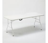 ProduceShop - Mesa plegable 180x74cm para jardín y camping rectangular Zugspitze