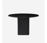 ProduceShop - Mesa redonda de madera negra de 120 cm para cocina o salón Tiwit Black