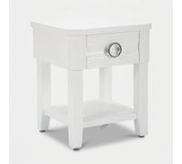 ProduceShop - Mesita de noche de madera con cajón y estante Shine