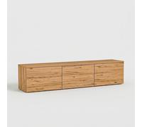 ProduceShop - Mueble flotante para TV con LED y puertas 160 cm Neon V2 Natural