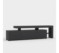 ProduceShop - Mueble para TV con LED y estantes salón Teral Anthracite