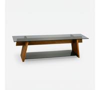 ProduceShop - Mueble para TV en vidrio templado y madera maciza TV201