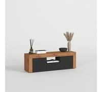 ProduceShop - Mueble TV moderno de sobremesa con puertas y cajón Nyrka Anthracite