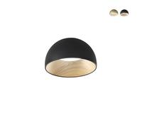 ProduceShop - Plafón LED redondo de metal 35cm con luz regulable Coco Black